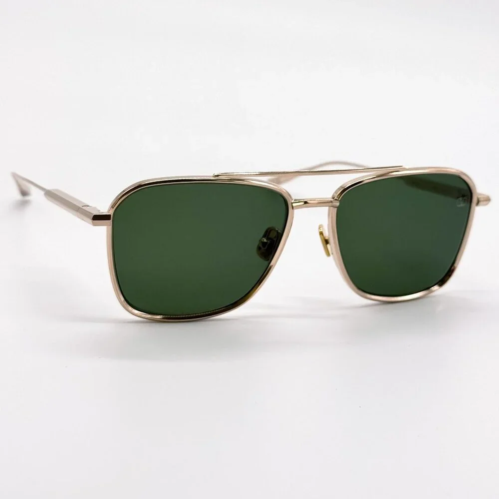 NEW VALENTINO SUNGLASSES VLS-168A LIMITED EDITION GOLD/GREEN UNISEX VALENTINO
